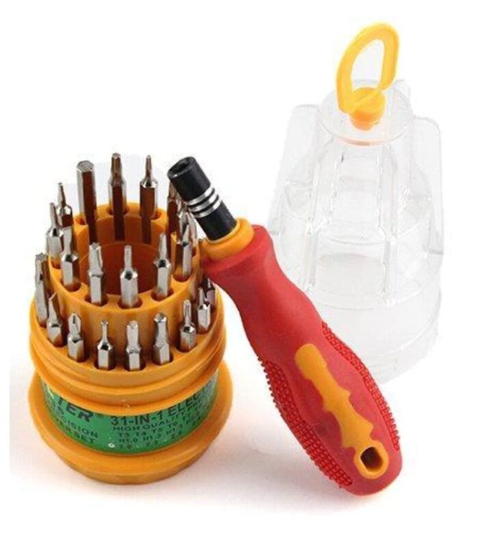 Sulfar Screwdriver Set, Steel 31 in 1 with 30 Screwdriver Bits, Professional Magnetic Driver Set, for PC/Household/Furniture/Tablet/Game Console/Electronic Devices