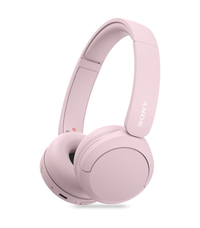Sony WH-CH520 Wireless Bluetooth Headphones On Ear with Mic, Up to 50Hrs Battery-Pink