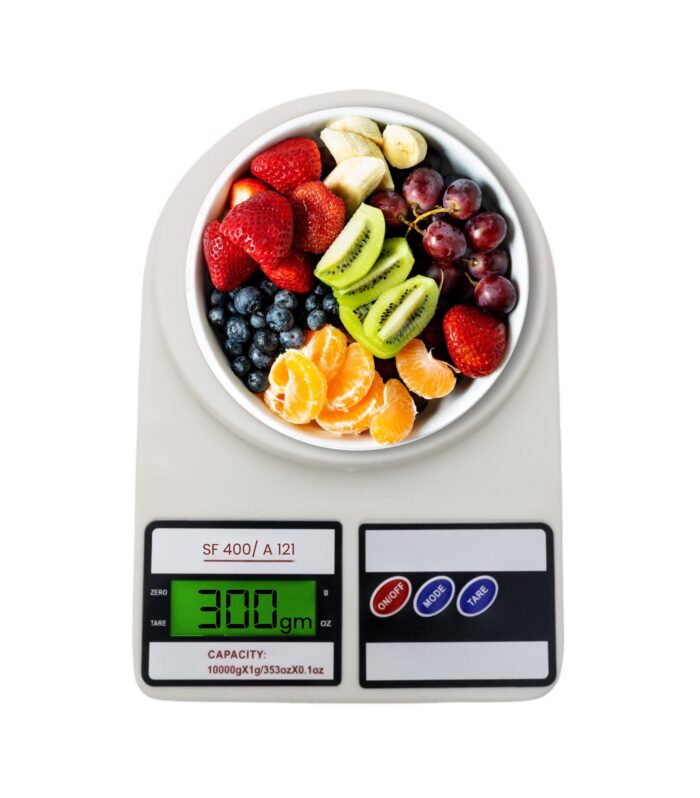 Atom 10Kg Kitchen Weight Machine 6 Months Warranty, Digital Scale with LCD Display, Scale for Home Baking, Cooking & Balance Diet. Weighing Machine with capacity 10Kg, SF400/A121,Color May Vary