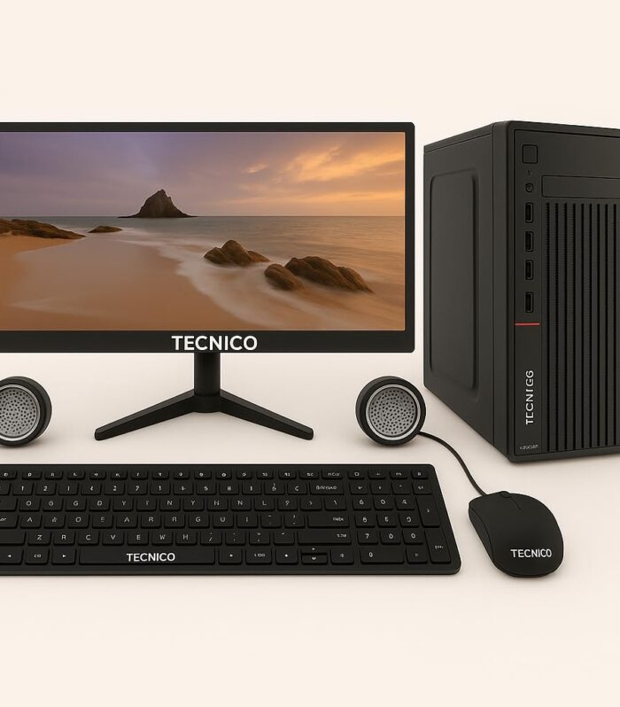TECNICO 20" Full Desktop Set CORE i3 4th Gen,8GB DDR 3 RAM,256GB SSD,20" Monitor,Keyboard,Mouse,Speakers, 2.4 GHZ WiFi