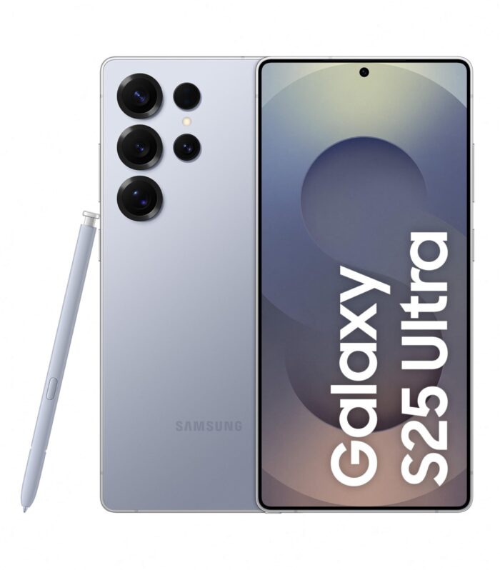 Samsung Galaxy S25 Ultra 5G AI Smartphone (Titanium Silverblue, 12GB RAM, 512GB Storage), 200MP Camera, S Pen Included, Long Battery Life