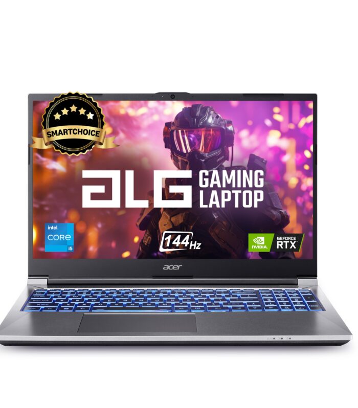 Acer SmartChoice ALG, 13th Gen Intel Core i5-13420H, NVIDIA GeForce RTX 3050-6GB DDR6, 16GB RAM, 512GB SSD, FHD 15.6"/39.62 cm, 144Hz, Windows 11 Home, Steel Gray, 1.99 KG, AL15G-53,Gaming Laptop